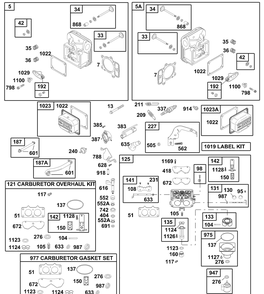 Part Location Diagram of BS-791881 Cub Cadet Line-Fuel